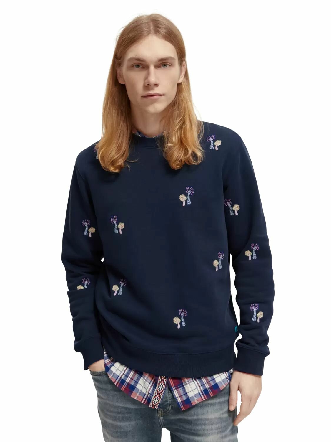 Джемпер SCOTCH & SODA, размер M, , синий