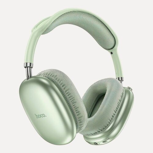Изображение товара Беспроводные наушники Bluetooth HOCO W35 Air Triumph BT 5.3, AUX, microSD, накладные, громкость +/- (зеленые)