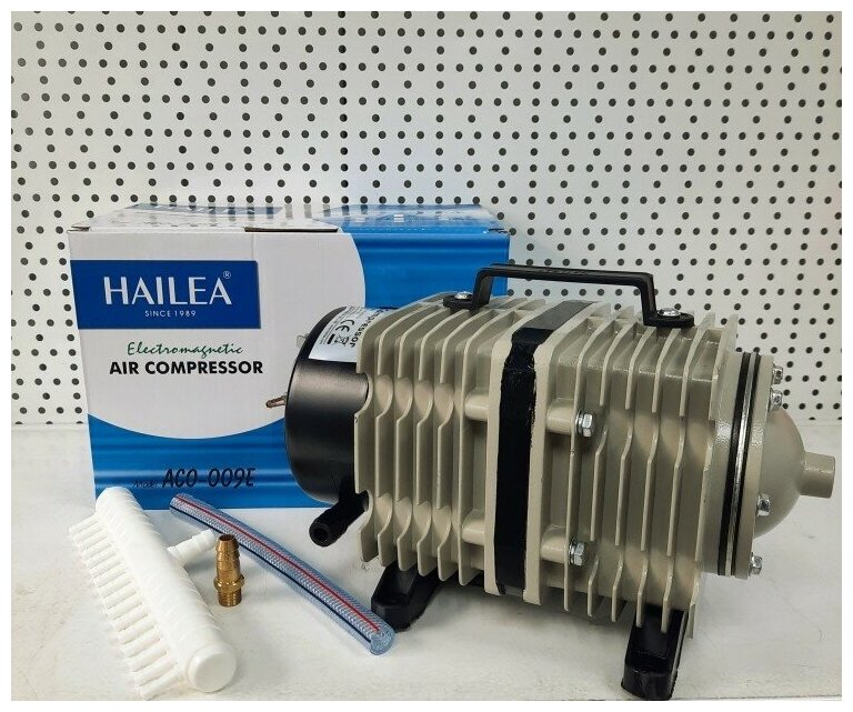 Компрессор для пруда и септика поршневой HAILEA ACO-009Е(140л/мин) — фото 1