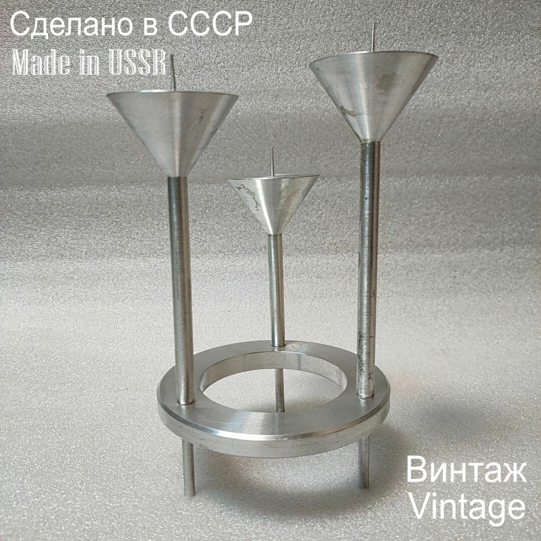 Подсвечник винтажный в стиле хай-тек металл