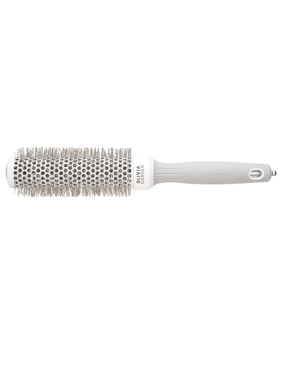 Термобрашинг OLIVIA GARDEN EXPERT BLOWOUT SPEED XL Wavy Bristles White Grey 35 мм