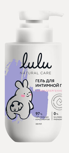 Изображение товара LULU Гель для интимной гигиены 3+, 300 мл