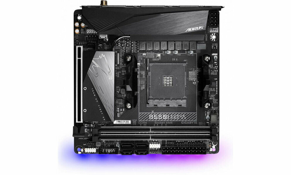 Материнская плата Gigabyte B550I AORUS PRO AX, Soc-AM4, AMD B550, mini-ITX