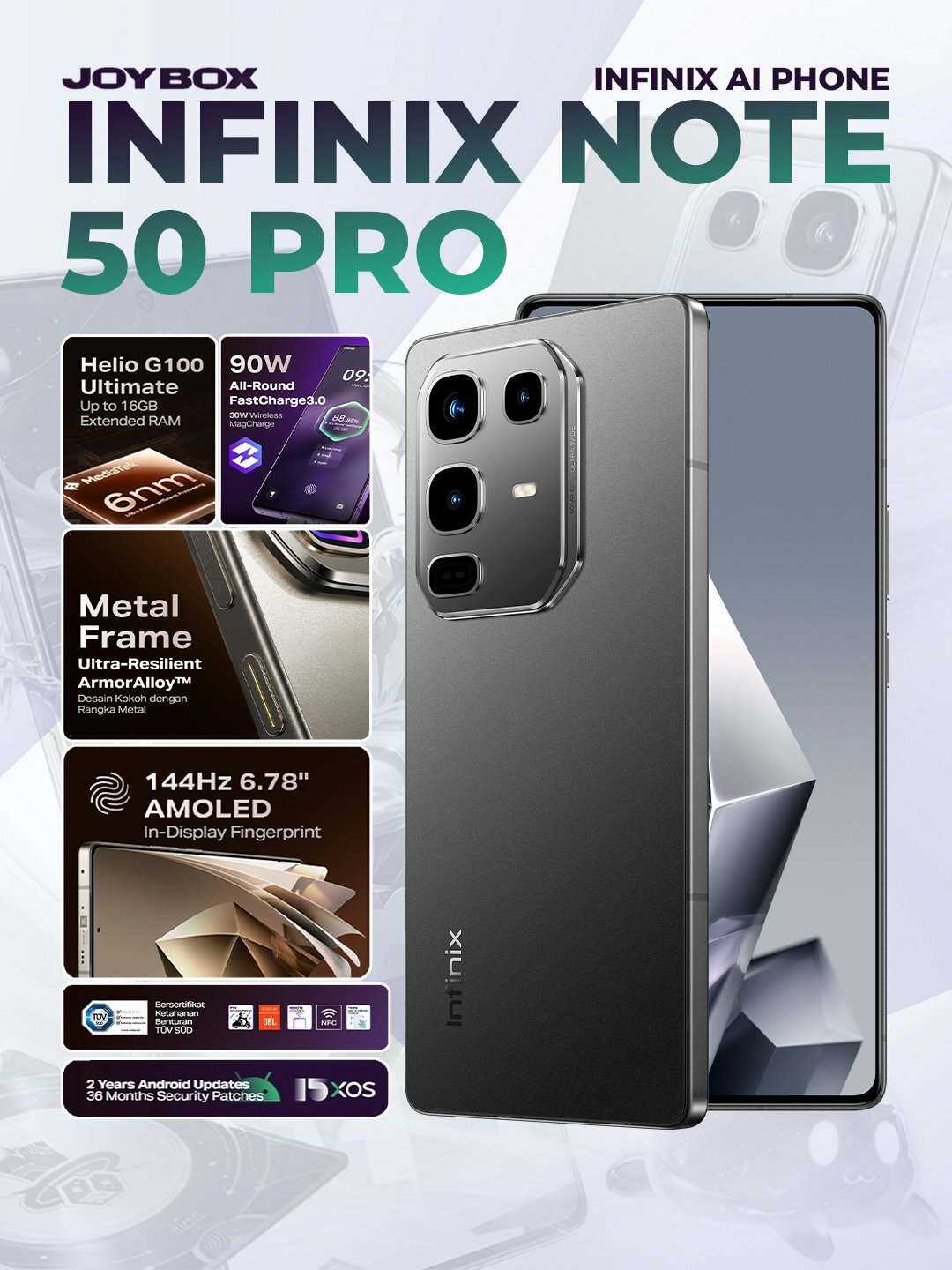 Смартфон INFINIX Note 50 Pro 12/256Gb — фото 1