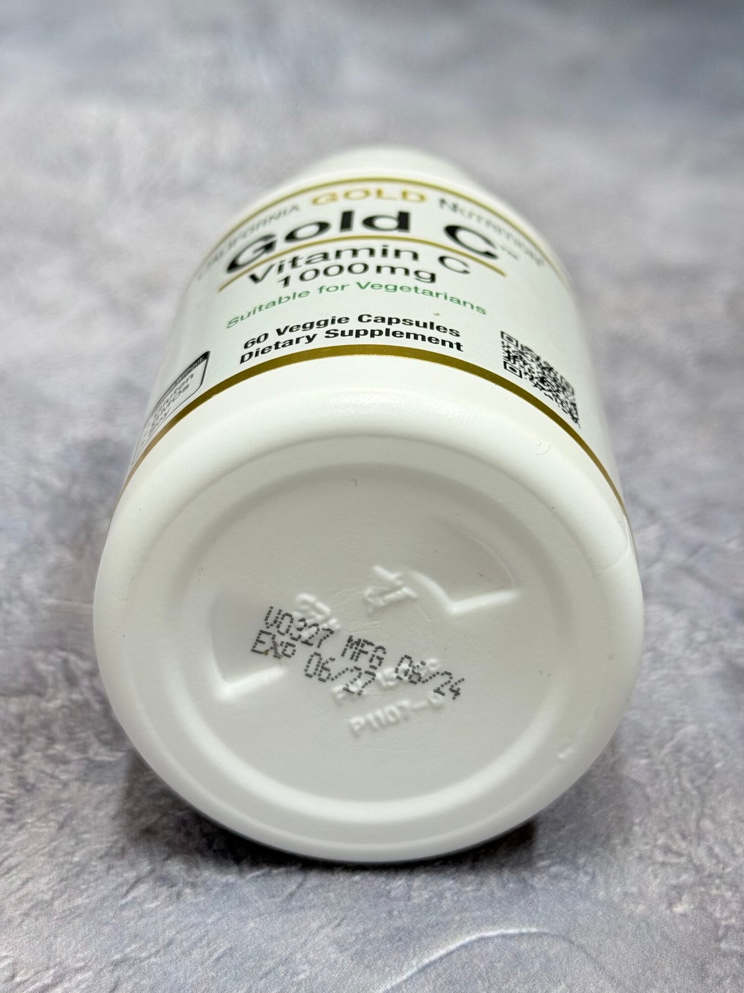 Изображение Витами С, California Gold Nutrition Gold C 1000 мг, 60 капсул