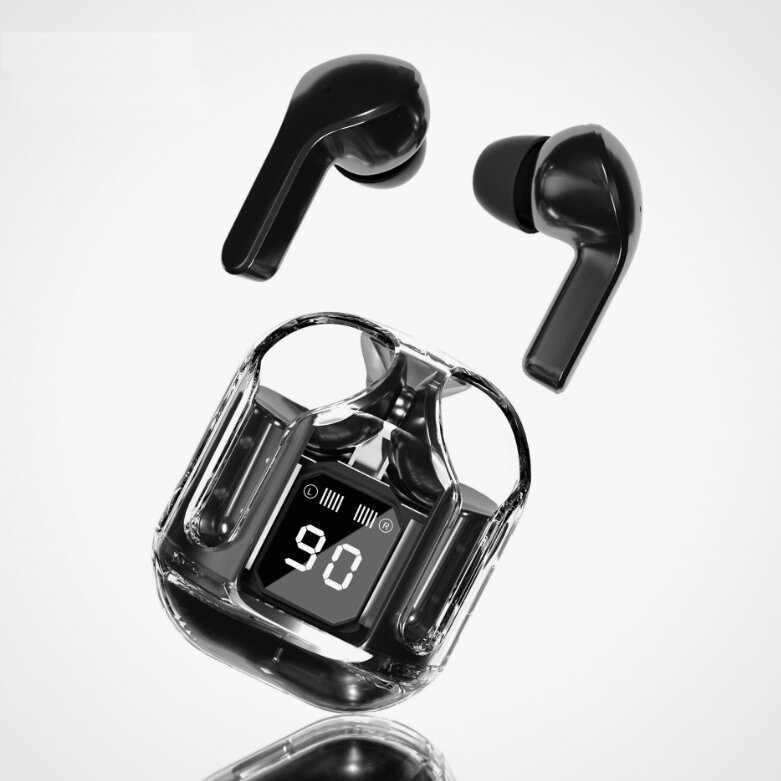 Наушники TWS AIR, Bluetooth 5.0, компактные, вакуумные, чёрные