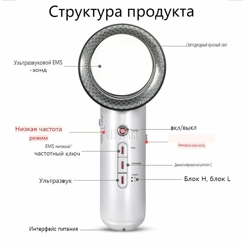 Картинки Ультразвуковой 3в 1 Массаж Для похудения Жиросжигатель 07-FDBDS1515670927