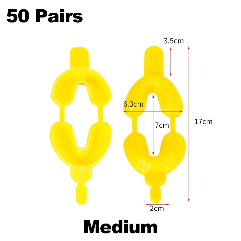 Одноразовые фторидные лотки RunaDent набор из 50 шт разные размеры Medium 50pcs