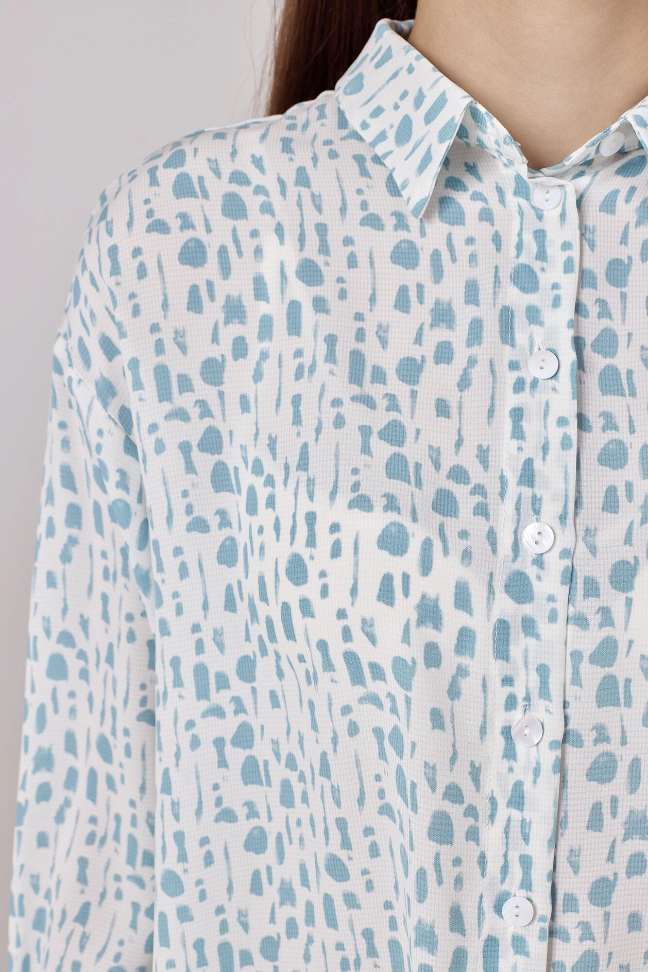 Рубашка Selfie, размер M, ментоловый — фото 1