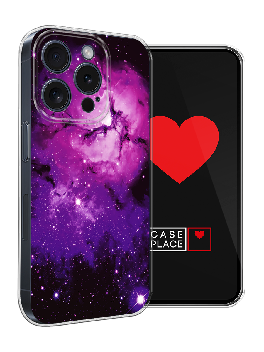 Чехол на Apple iPhone 15 Pro / Айфон 15 Про с принтом Космос 18 — фото 1