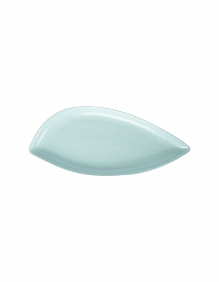 Салатник фиугрный Cuong Phat Acquamarina 30x13 см фарфоровый бирюзовый
