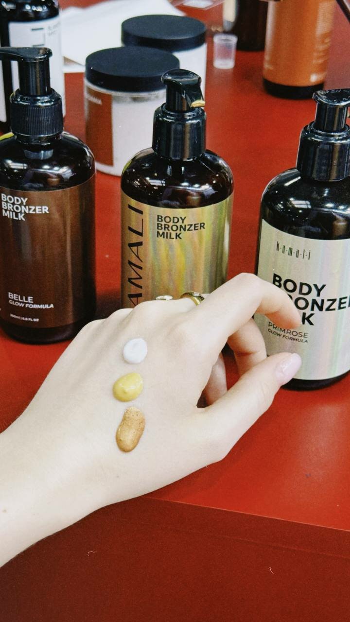 KAMALI BODY BRONZER MILK Primrose glow formula лассион балзам спрей гел шампун дизодарант ламса спф памада туш духи — фото 1