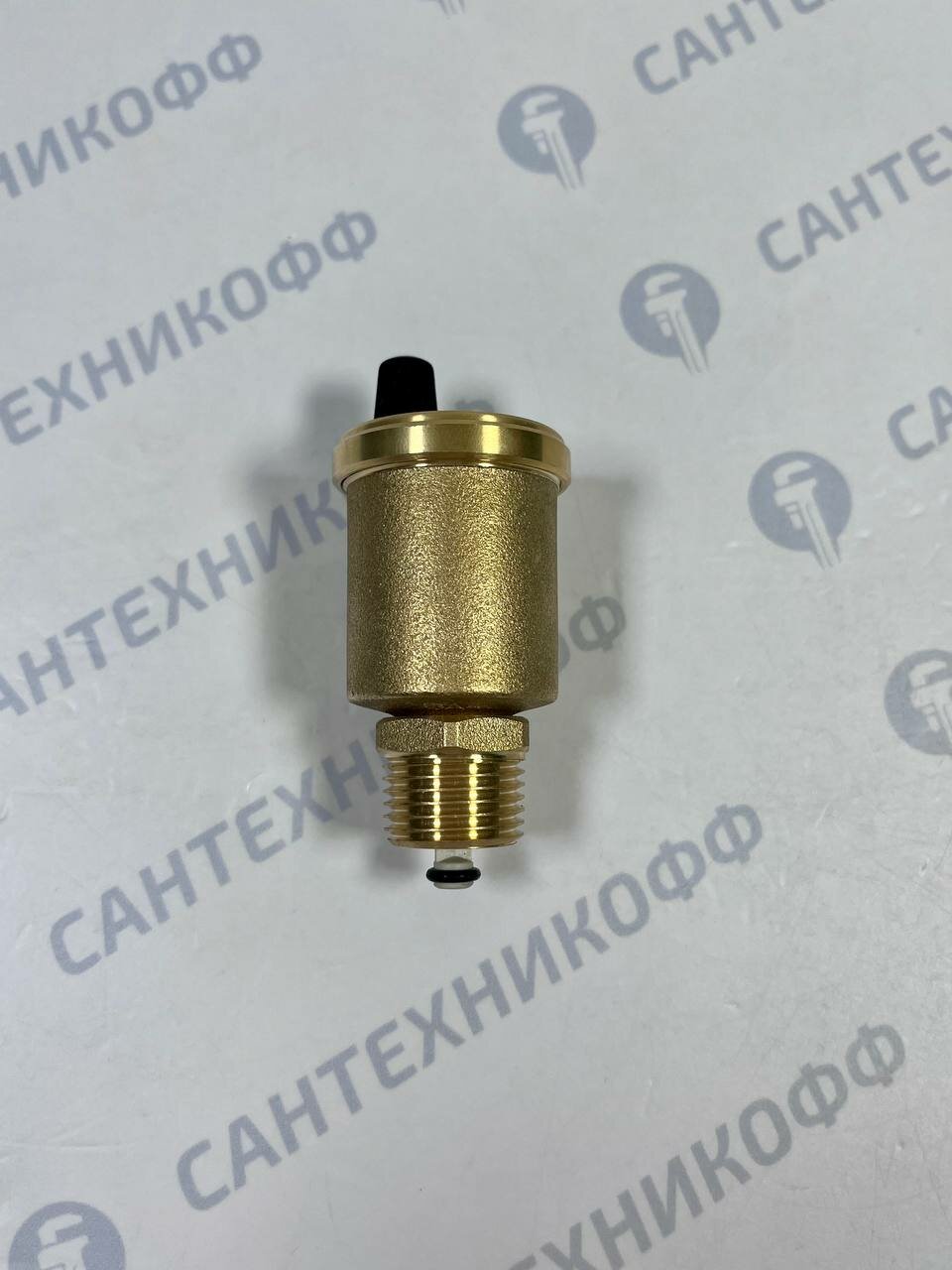 Воздухоотводчик FLAMCO Flovent 1/2"НР с отсечным клапаном, латунь