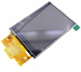 ЖК-экран SPI 240*320 4-проводной драйвер ввода-вывода ILI9341 18PIN Шаг 0,8 мм, With touch