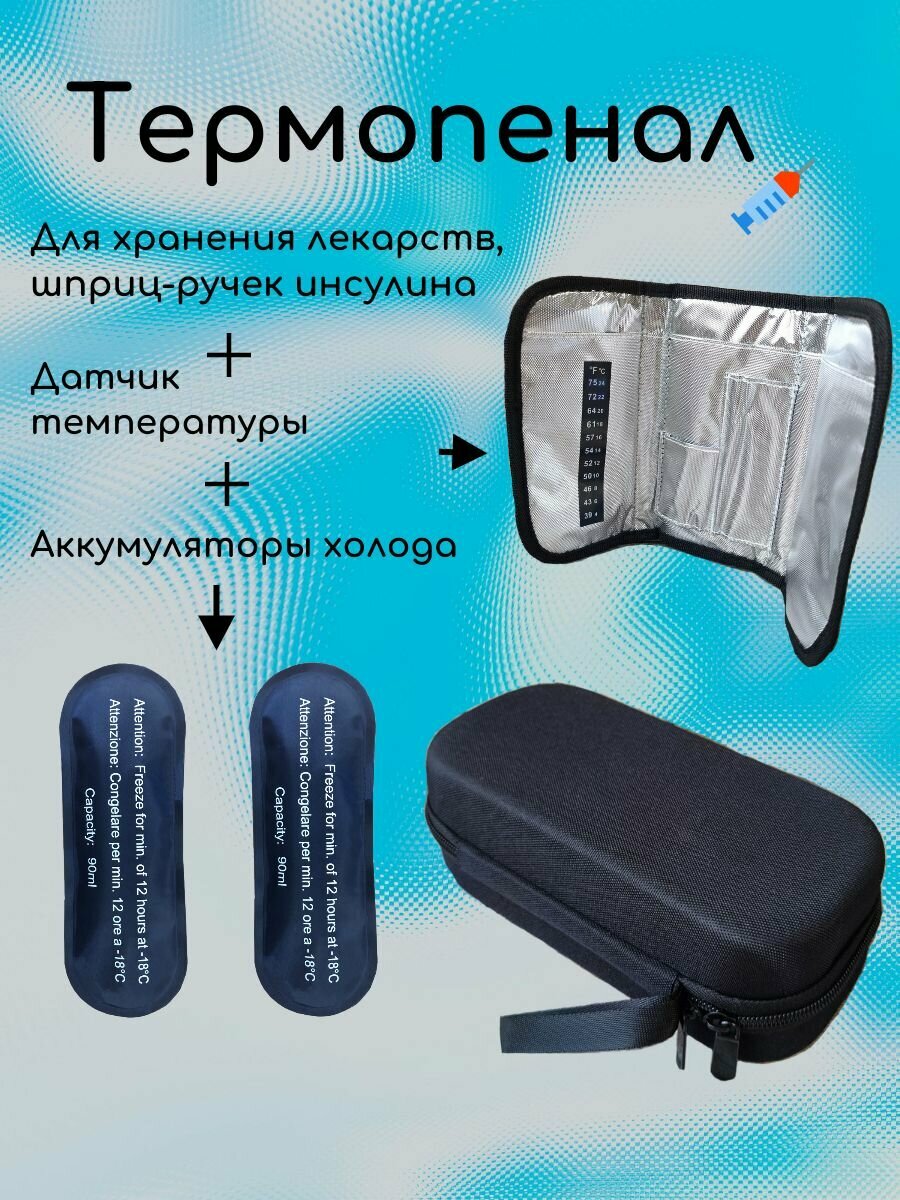 Термопенал медицинский для инсулина, лекарств