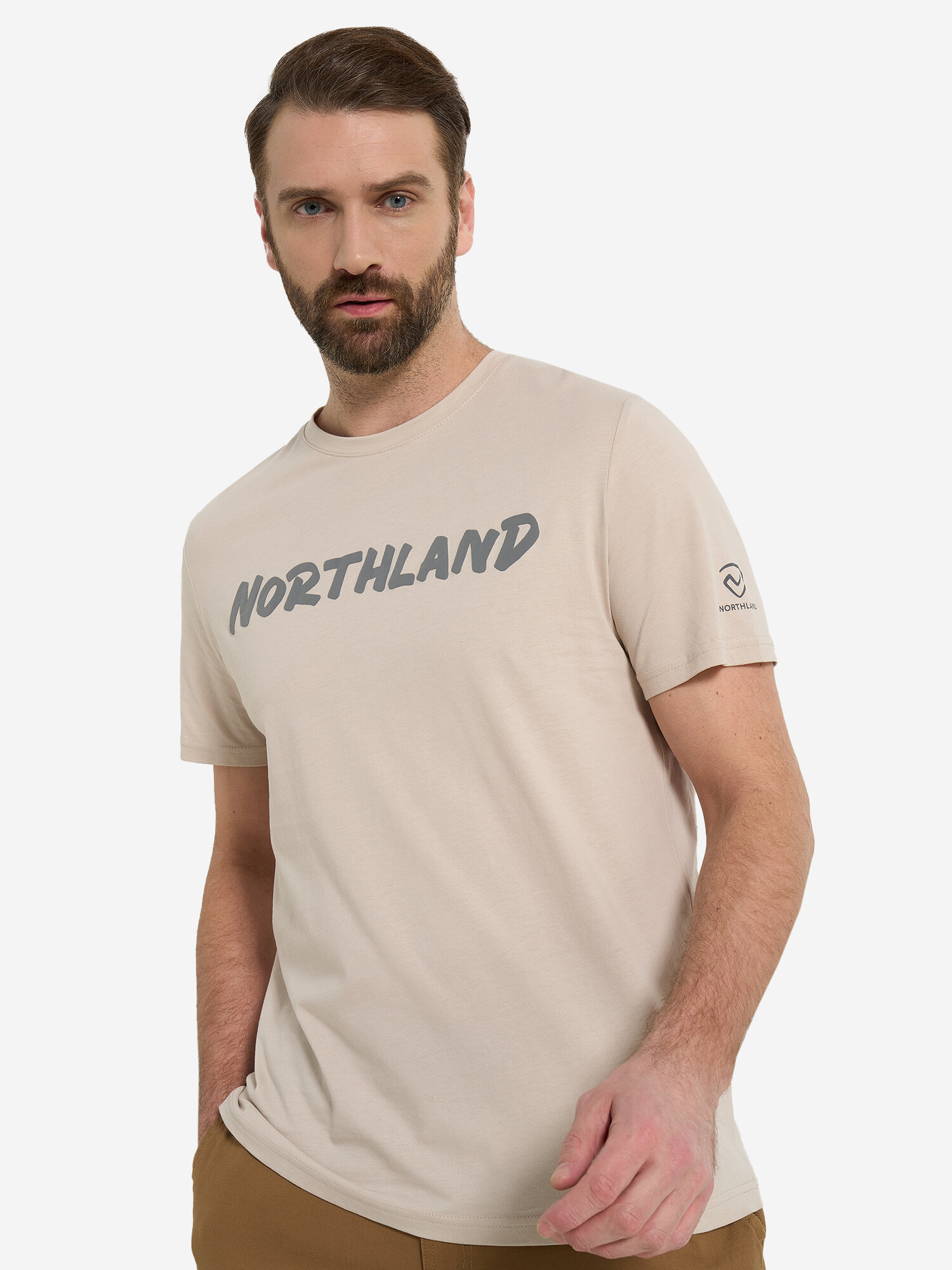 Футболка Northland Professional Men's travel LS t-shirt, размер 52, бежевый