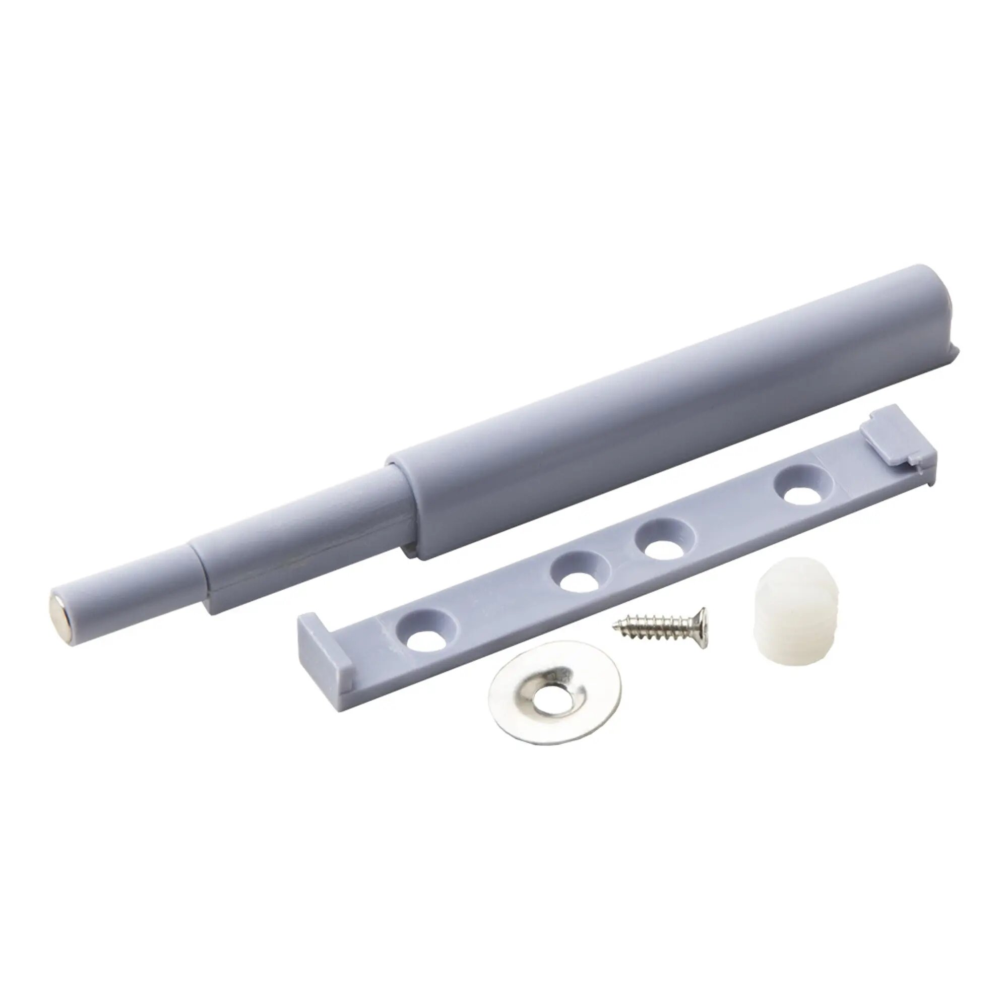Упор-защелка фасада AMF11/GR 85x14 мм пластик цвет серый