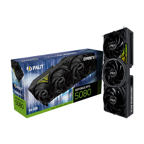 Видеокарта PALIT RTX5080 16GB PA-RTX5080 GAMINGPRO 16GB V1 NE75080019T2-GB2031Y