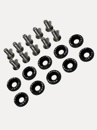 Изображение товара Шайбы с болтами «Password JDM» (M6*20 мм, 10 шт, черные) belais #9701