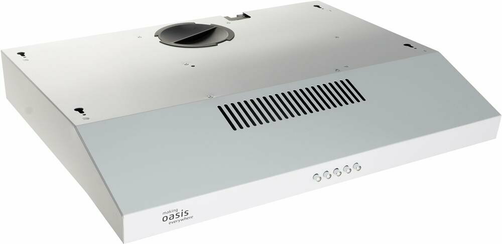 Обзор: Вытяжка подвесная OASIS PO-60W, ширина 60 см, отвод/циркуляция, белый