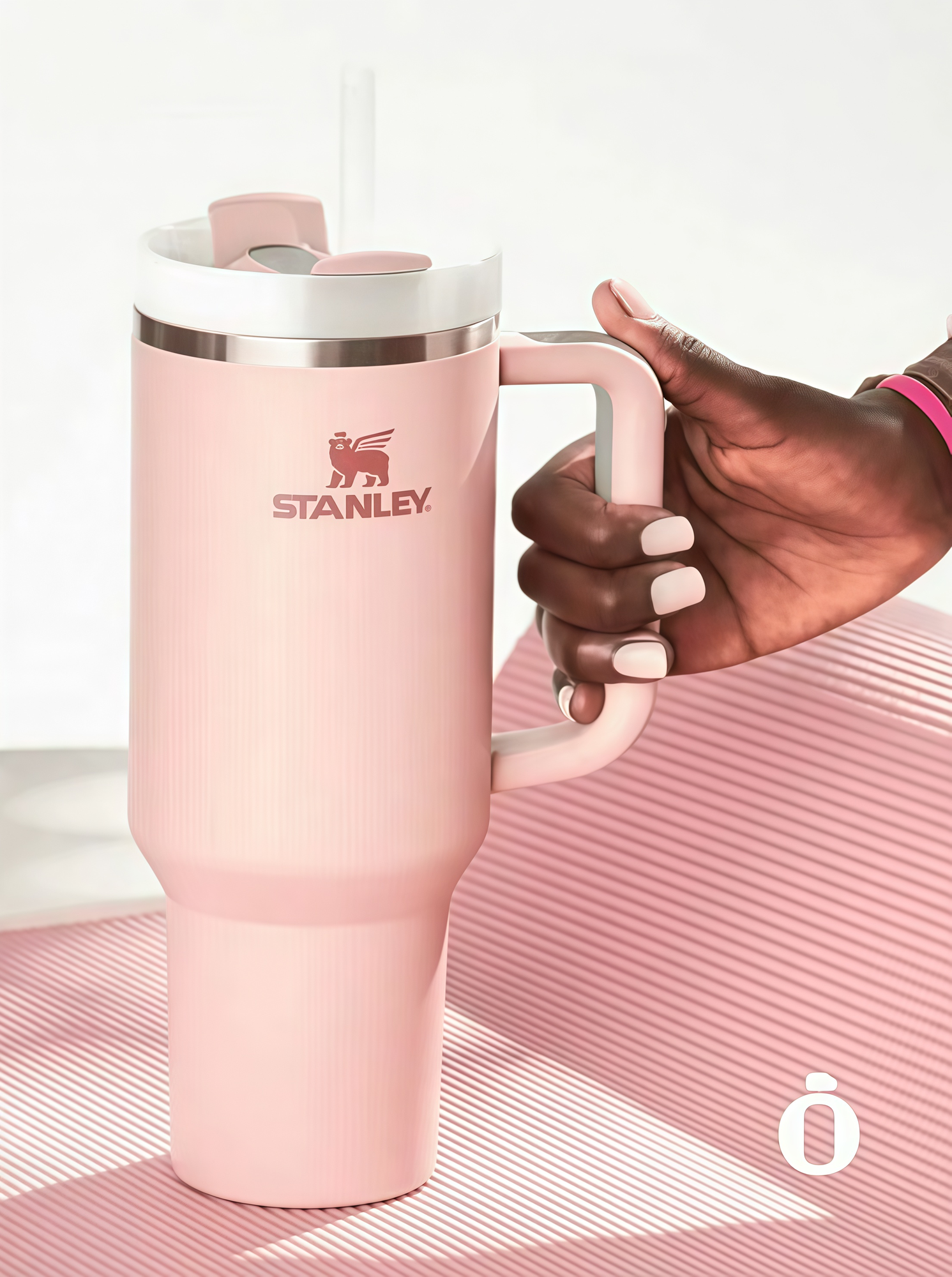Термобутылка Stanley The Quencher H2.0 Flowstate Tumbler, нержавеющая сталь, розовая