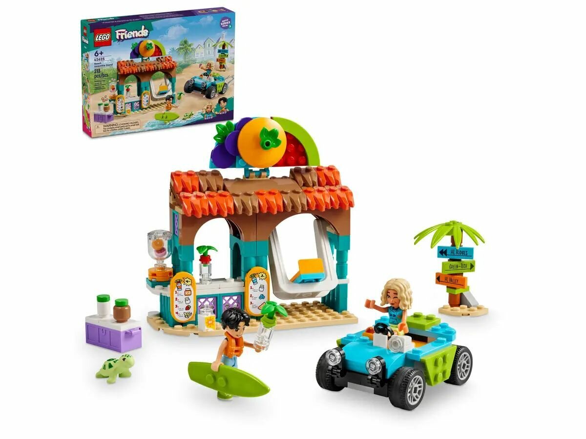 Friends LEGO 42625 Конструктор Киоск со смузи на пляже