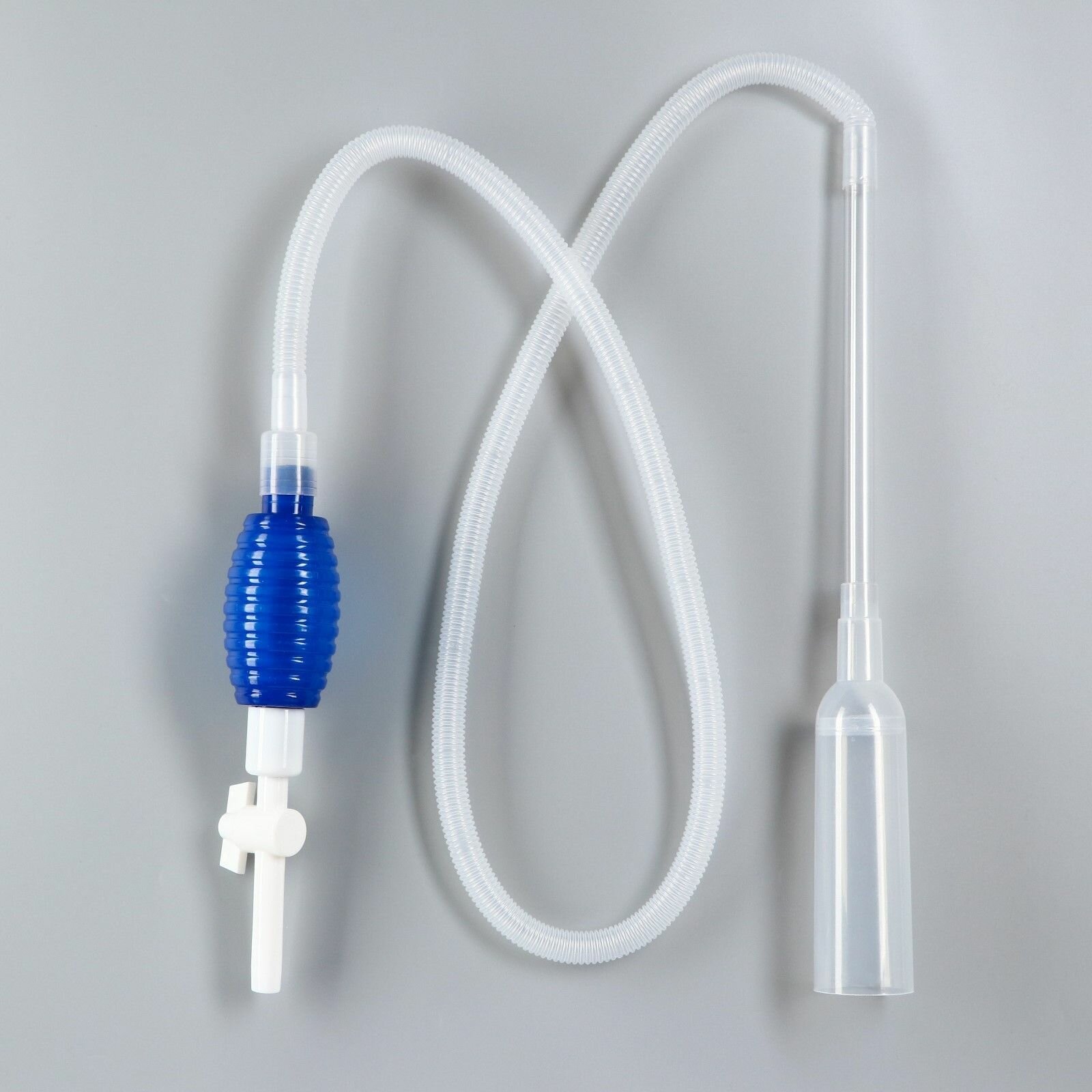 Сифон аквариумный с обратным клапаном и регулятором потока Barbus Accessory 033