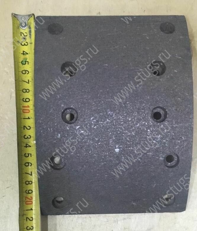 Накладка тормозная передняя SHAANXI / SHACMAN (2шт. 10+8 отв) LEO 81.50221.0535 / 81.50221.0540