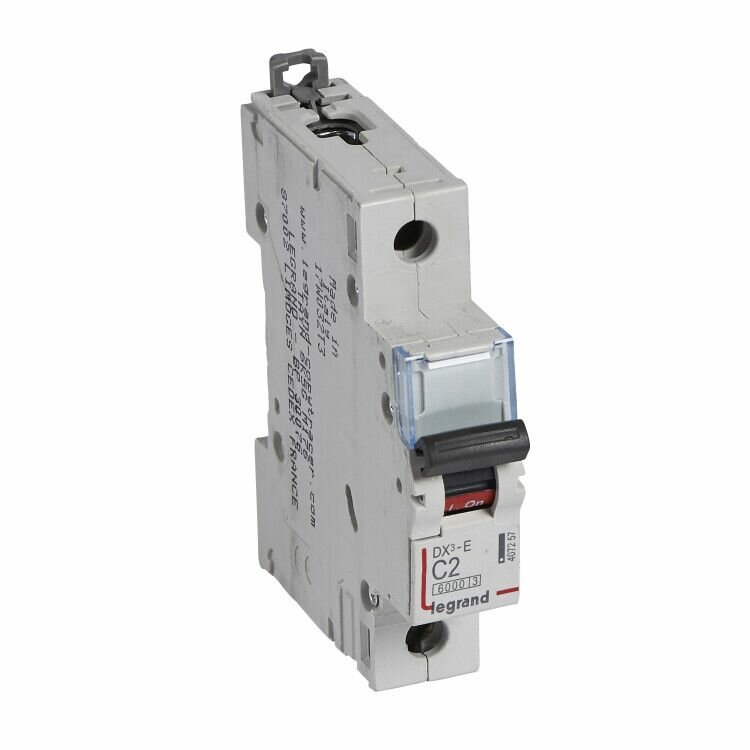 Выключатель автомат. 1-пол. (1P) 2А C 6кА DX3 Legrand