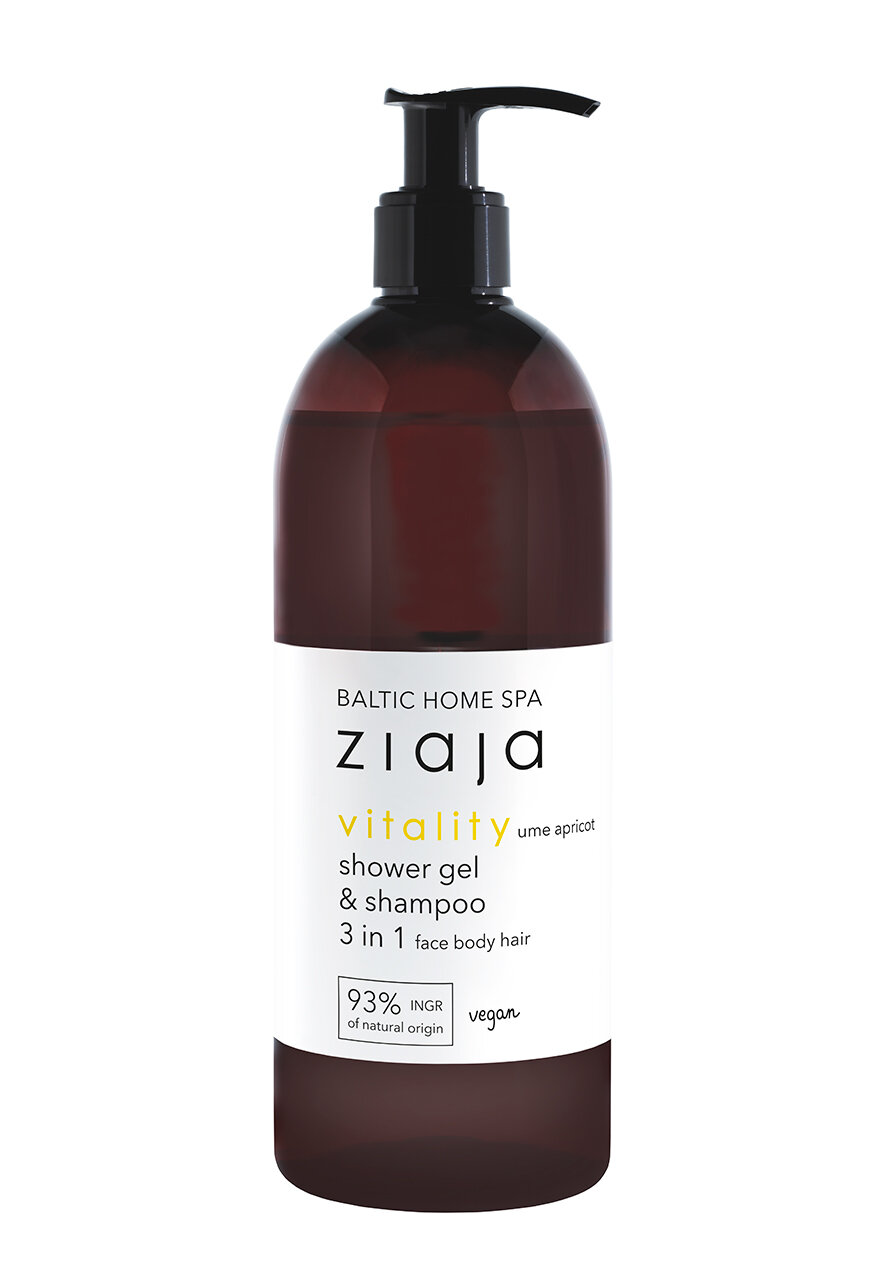 Гель для мытья Ziaja Baltic Home Spa, 3в1, с экстрактом абрикоса, 500мл