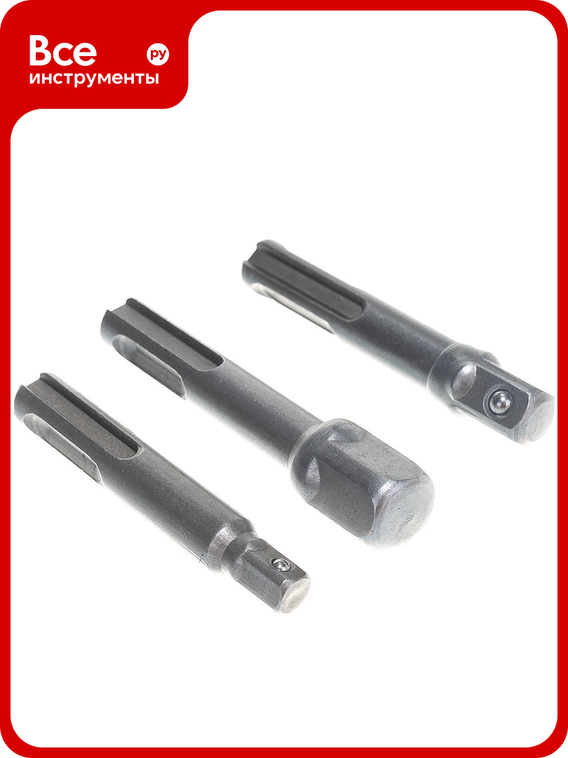 Адаптер под головки с хвостовика SDS+ 3 шт FIT IT 57955