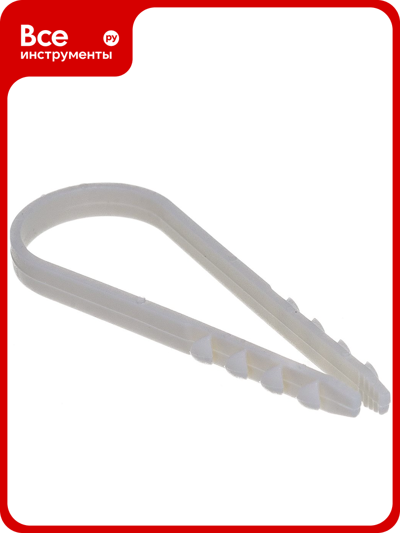 Дюбель-хомут Tech-Krep нейлон 19-25 100 шт - пакет накл. 143239