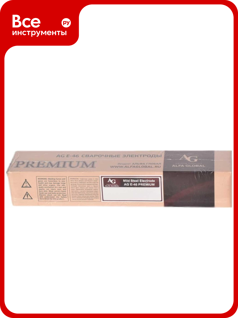 Электроды PREMIUM E-46 3.2x350 мм 5 кг AG A-3-46-32-5