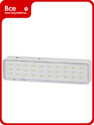Аварийный светодиодный светильник ЭРА DBA101020 непостоянный, 30LED, 5ч Б0044394