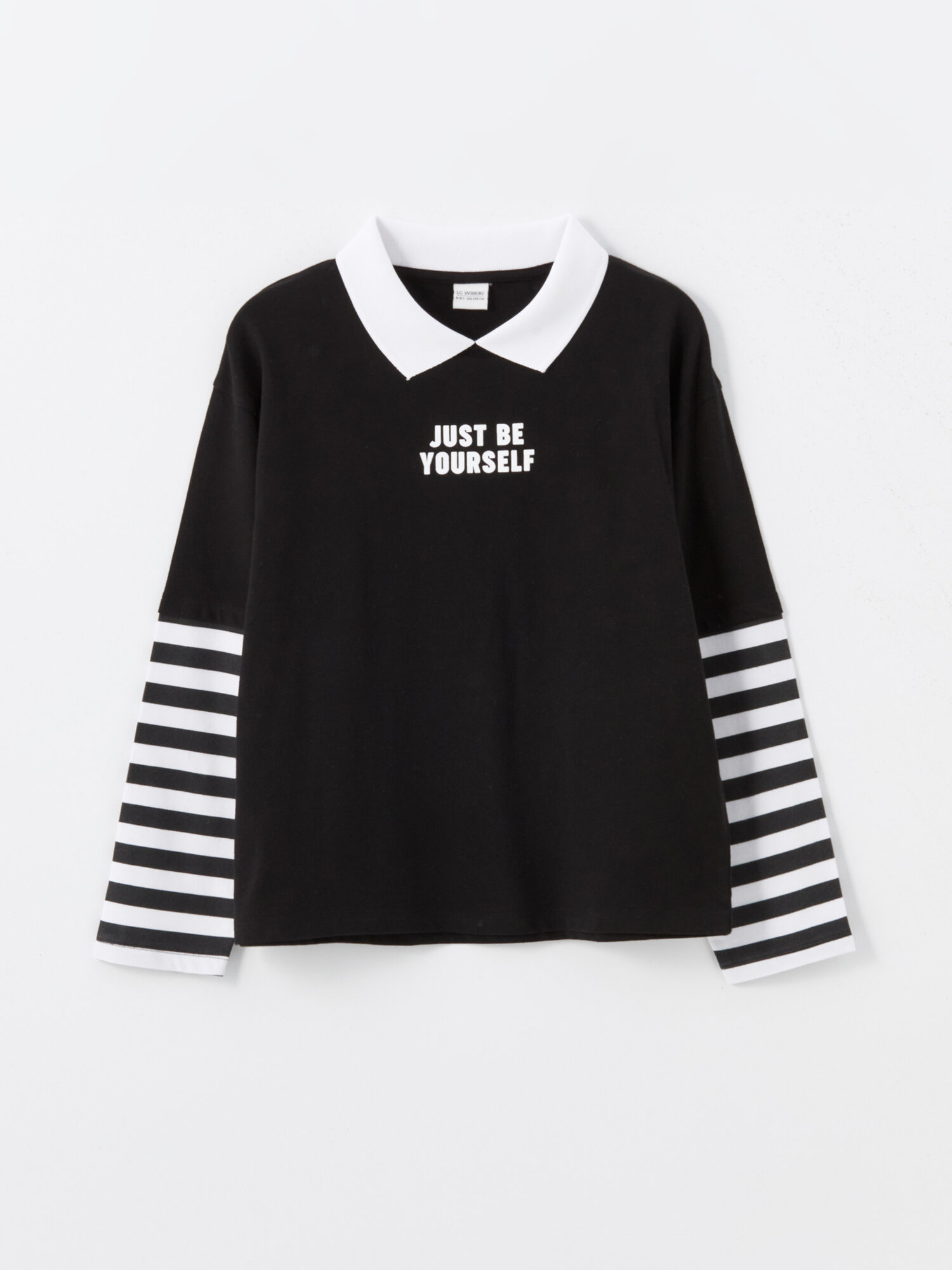 Футболка LC Waikiki размер 6-7 лет черный