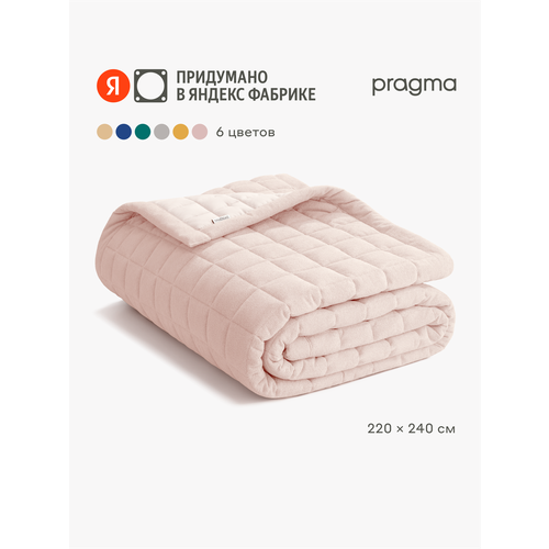 фото Покрывало pragma покрывало 220*240 см pragma pufop евростандарт, цветочный розовый