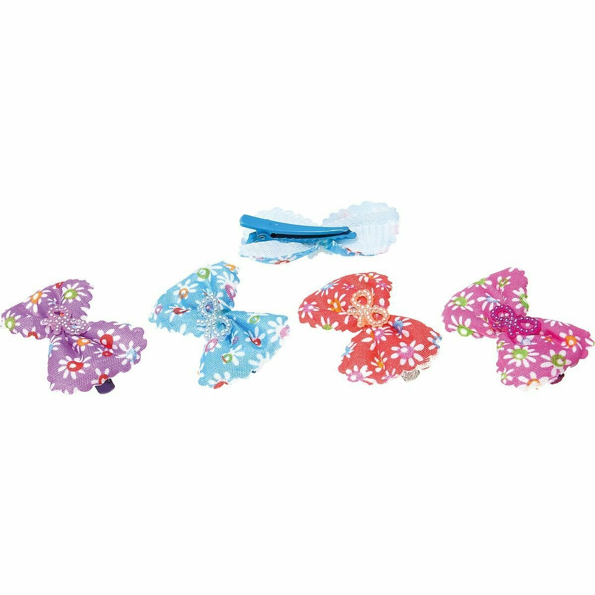 Бантик-заколка для собак "Комильфо" 8 штук размер 5 см Zoo One 15095