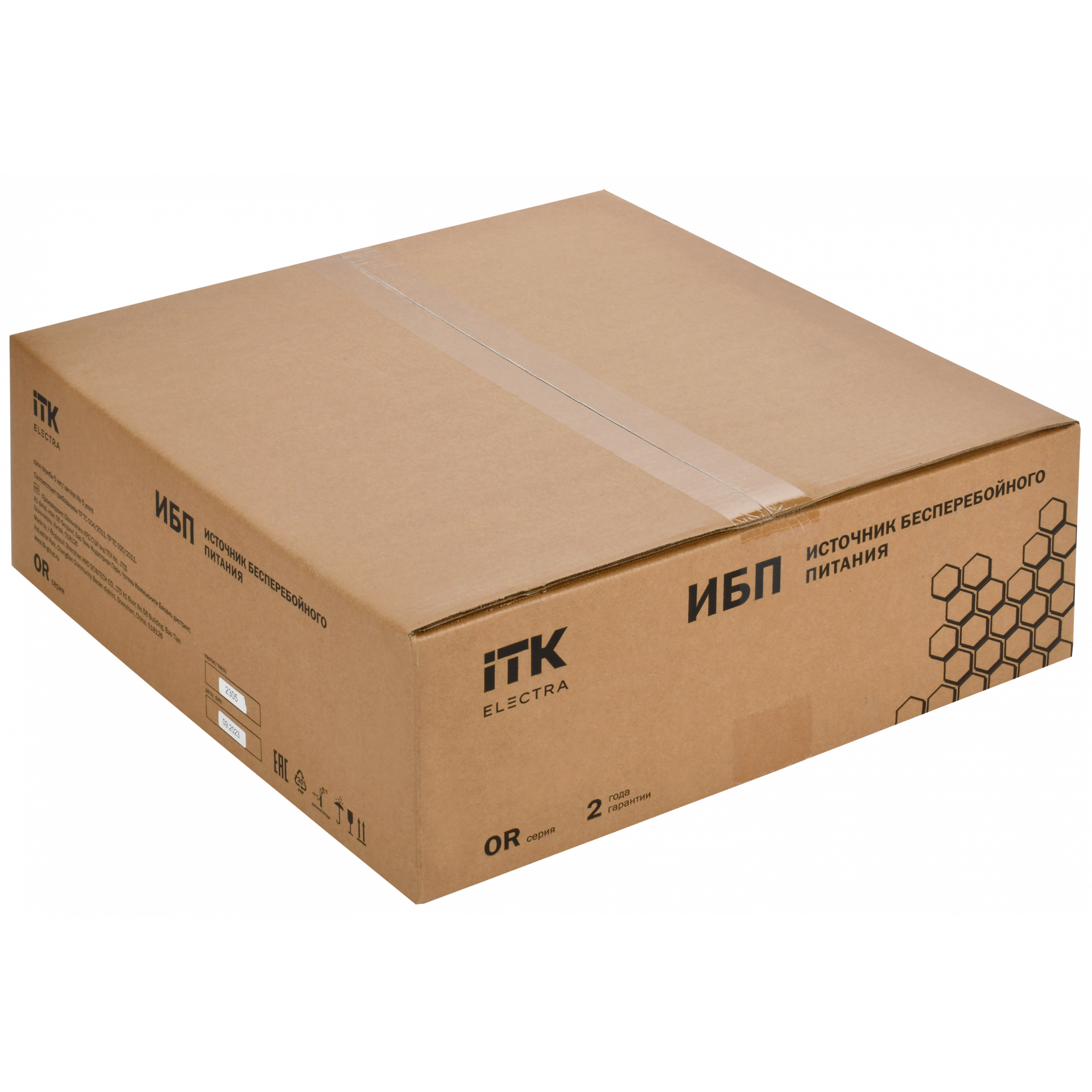 ITK ELECTRA OR ИБП однофазный онлайн 6кВА/6кВт 2U LCD дисплей 192-240VDC клеммная колодка без АКБ с регулируемым зарядным устройством USB EPO RS232 SNMP слот Rack/Tower, IEK EOR-0006KVA-1-L (1 шт.)