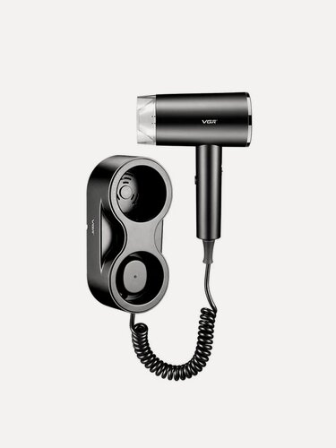 Изображение товара Настенный фен для волос / V 407 черный