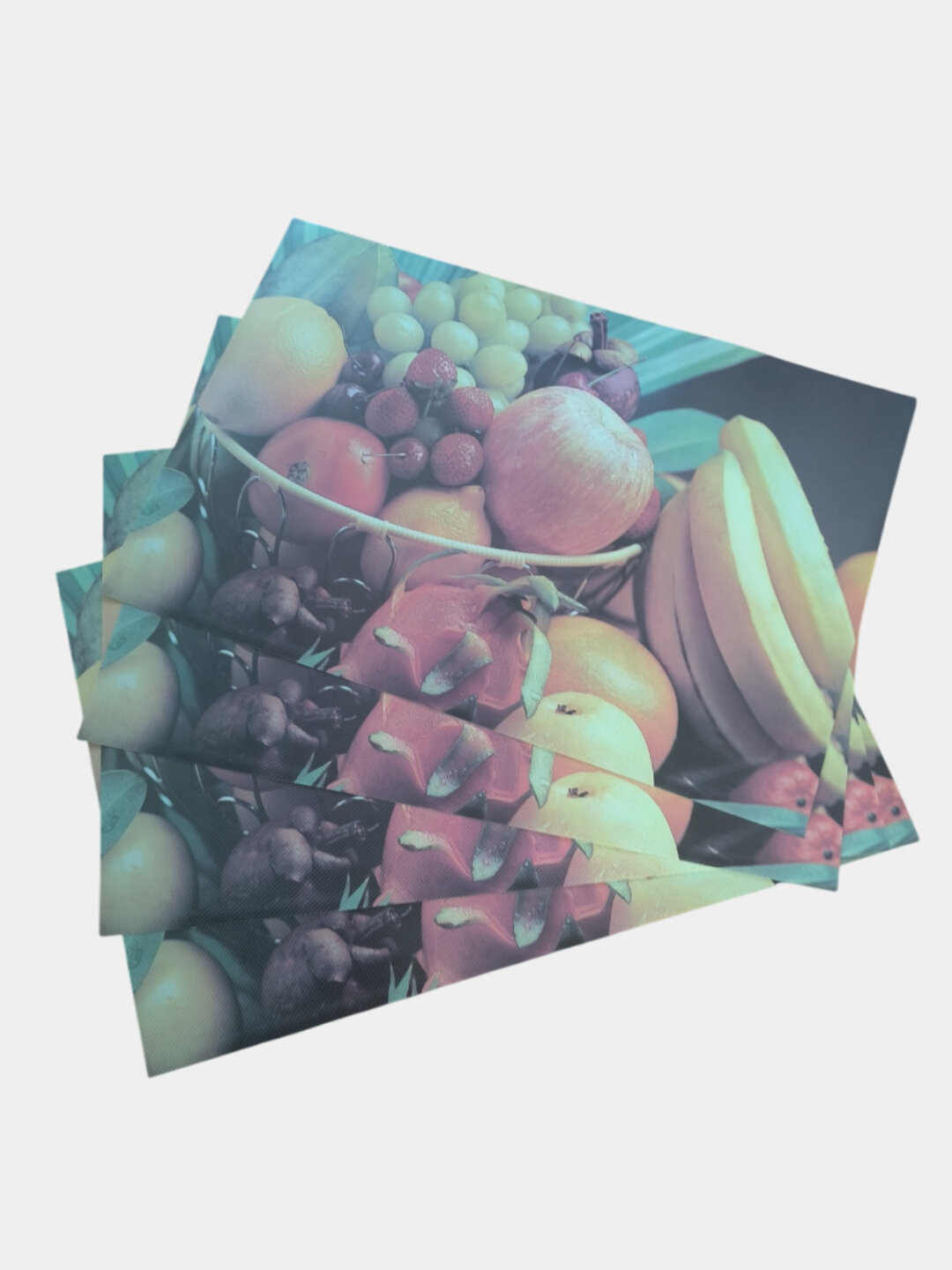 Коврик для холодильника, кухни, противоскользящий, 4 шт. Размер 49х34 см