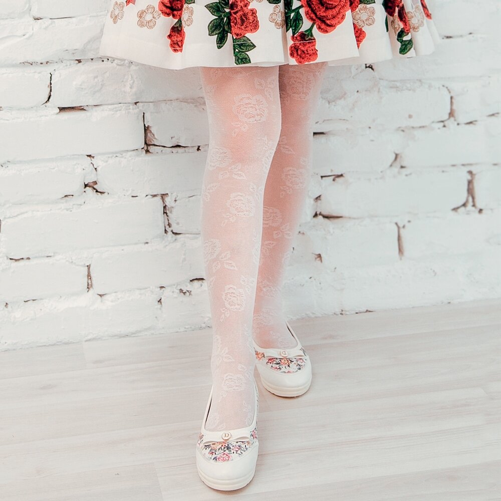 Колготки LB 20 den размер 104-110 белый