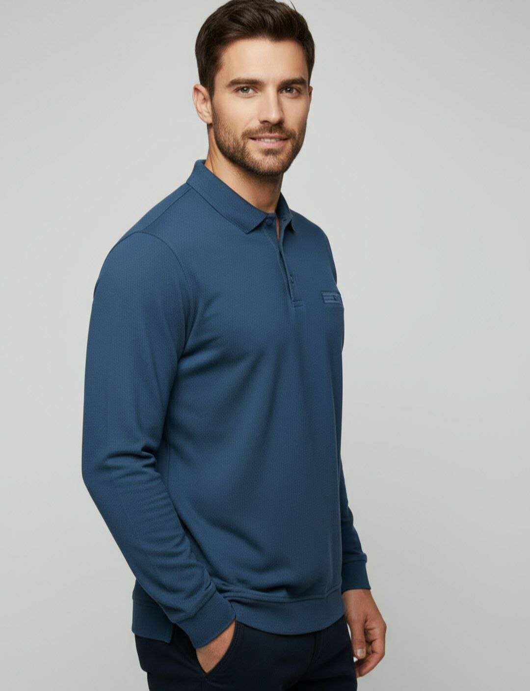 Поло, 1 шт., размер 56, морской синий — фото 1