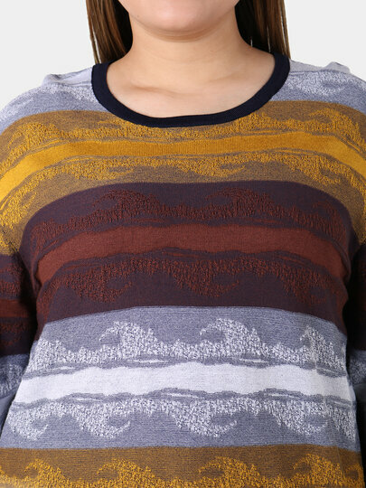 Свитер , размер OneSize, темно-синий — фото 1