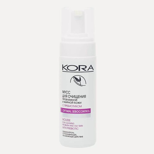 Изображение товара Мусс для очищения проблемной и жирной кожи KORA PHITOCOSMETICS с пребиотиками 160мл