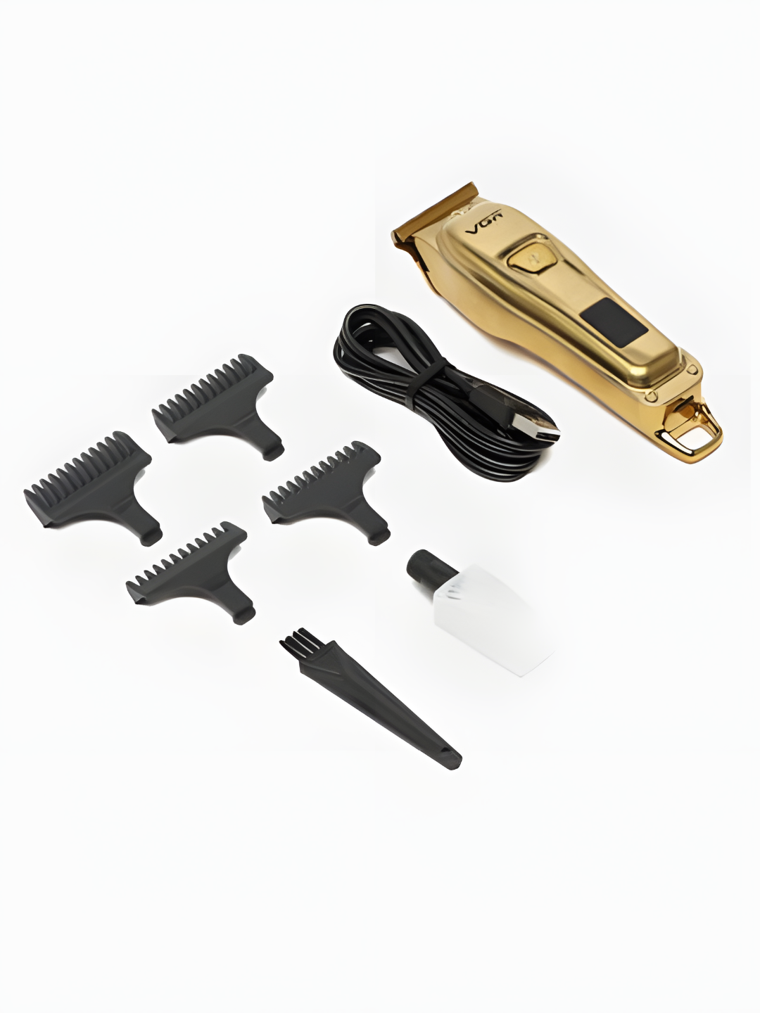 Машинка для стрижки VGR V-965, питание от USB, нержавеющая сталь — фото 1