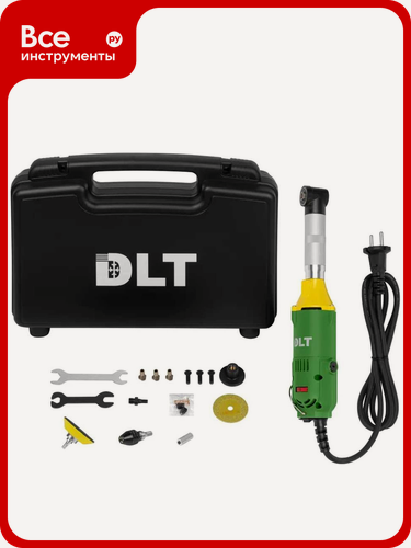 Изображение товара Гравер DLT G-100 с кейсом 1151К, щеточный безударный инструмент с электронным регулированием оборотов, сетевое питание