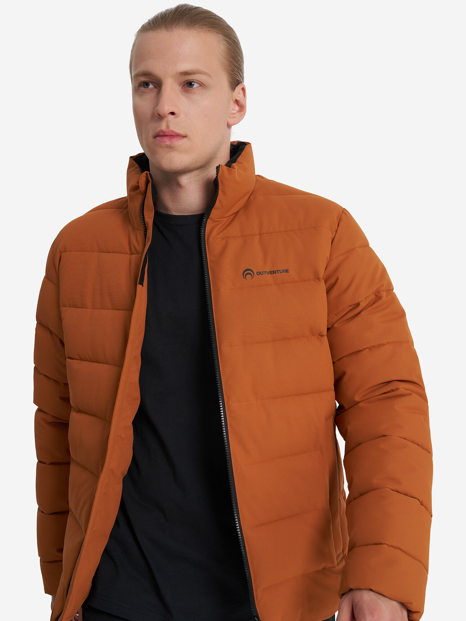 Куртка OUTVENTURE Men's Faux down Jacket, размер 54, медный