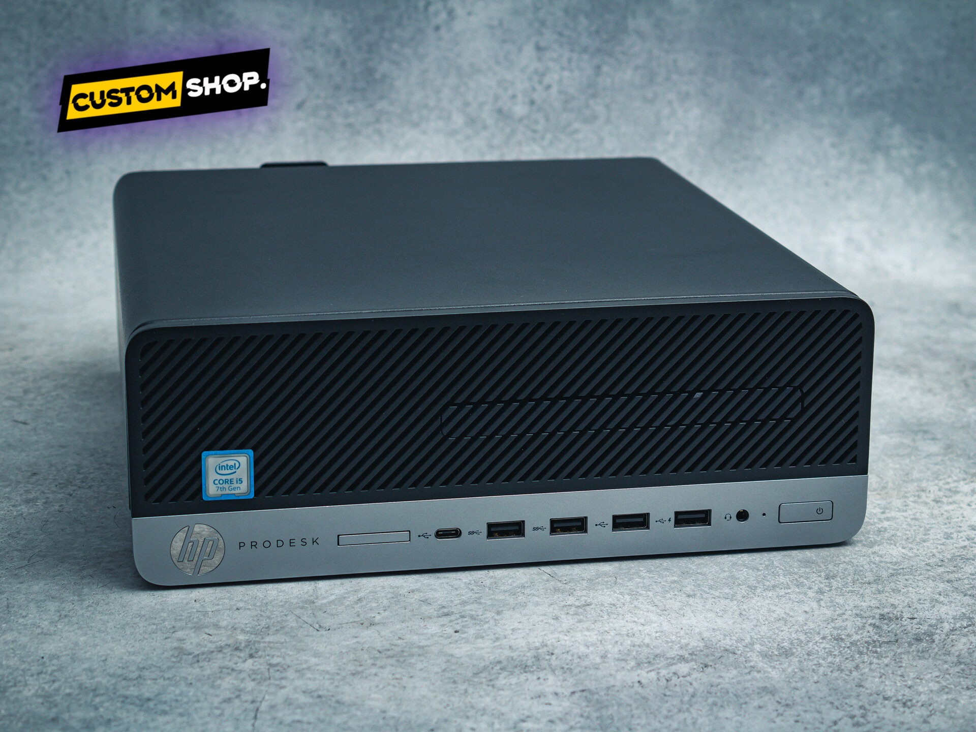 Системный блок HP ProDesk 600 G3 SFF (1HK39EA), черный, серебристый. Товар уцененный