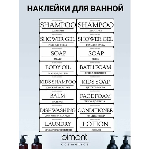 Набор стикеров для дозаторов