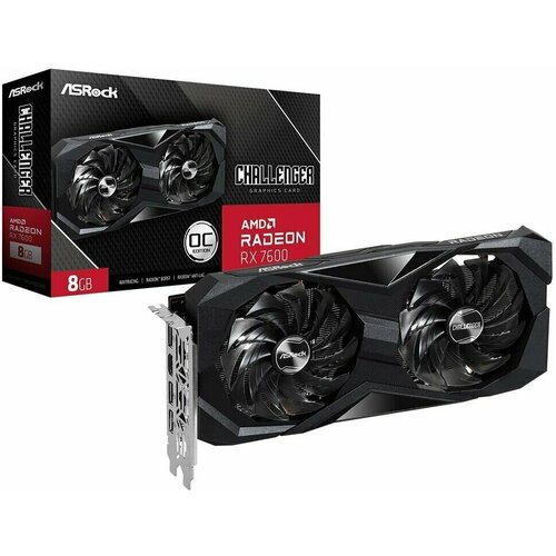 ASRock AMD Radeon RX 7600 Challenger 8GB OC (RX7600 CL 8GO)